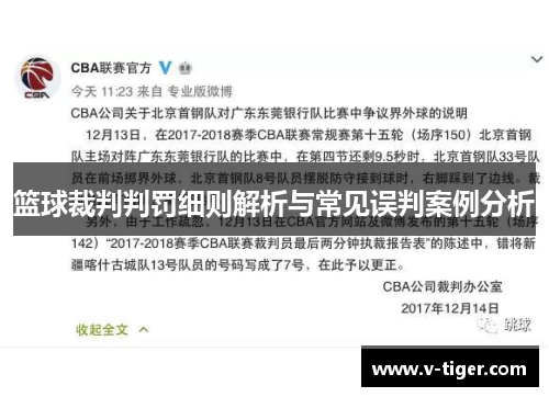 篮球裁判判罚细则解析与常见误判案例分析